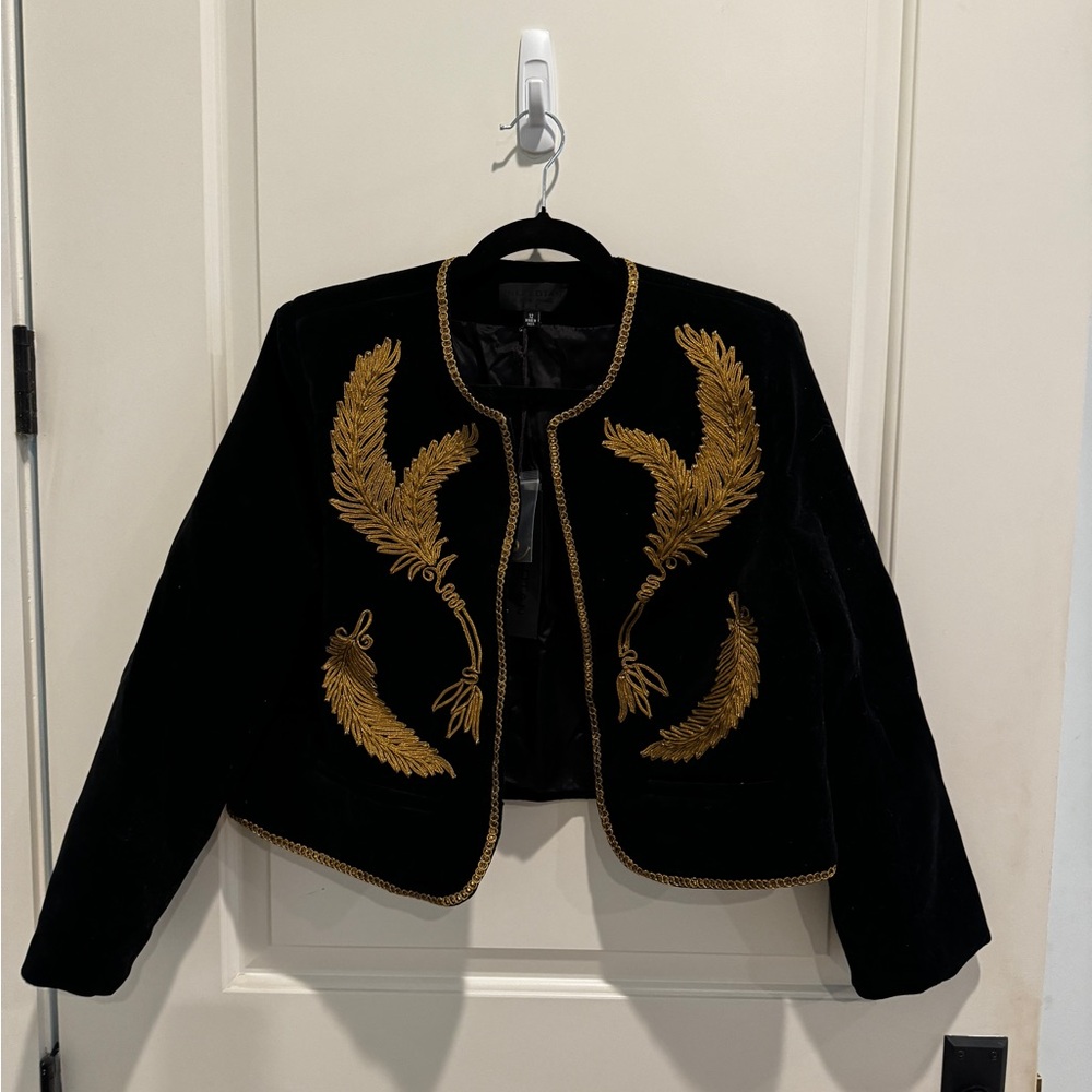 Nili Lotan velvet jacket size 12 - Picture 2 of 5